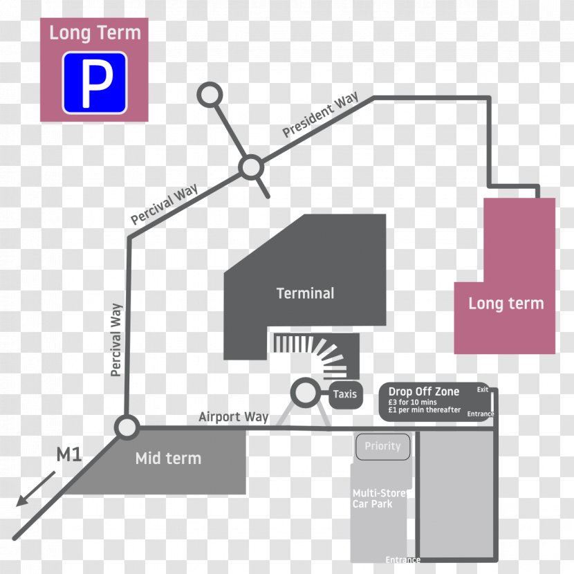 London Stansted Airport Luton Long Term Parking Car Park Hotel - Hertz Corporation Transparent PNG
