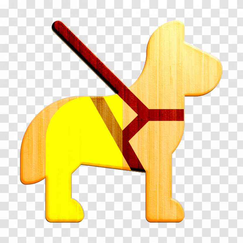 Guide Dog Icon Dog Icon Disabled People Assistance Icon Transparent PNG