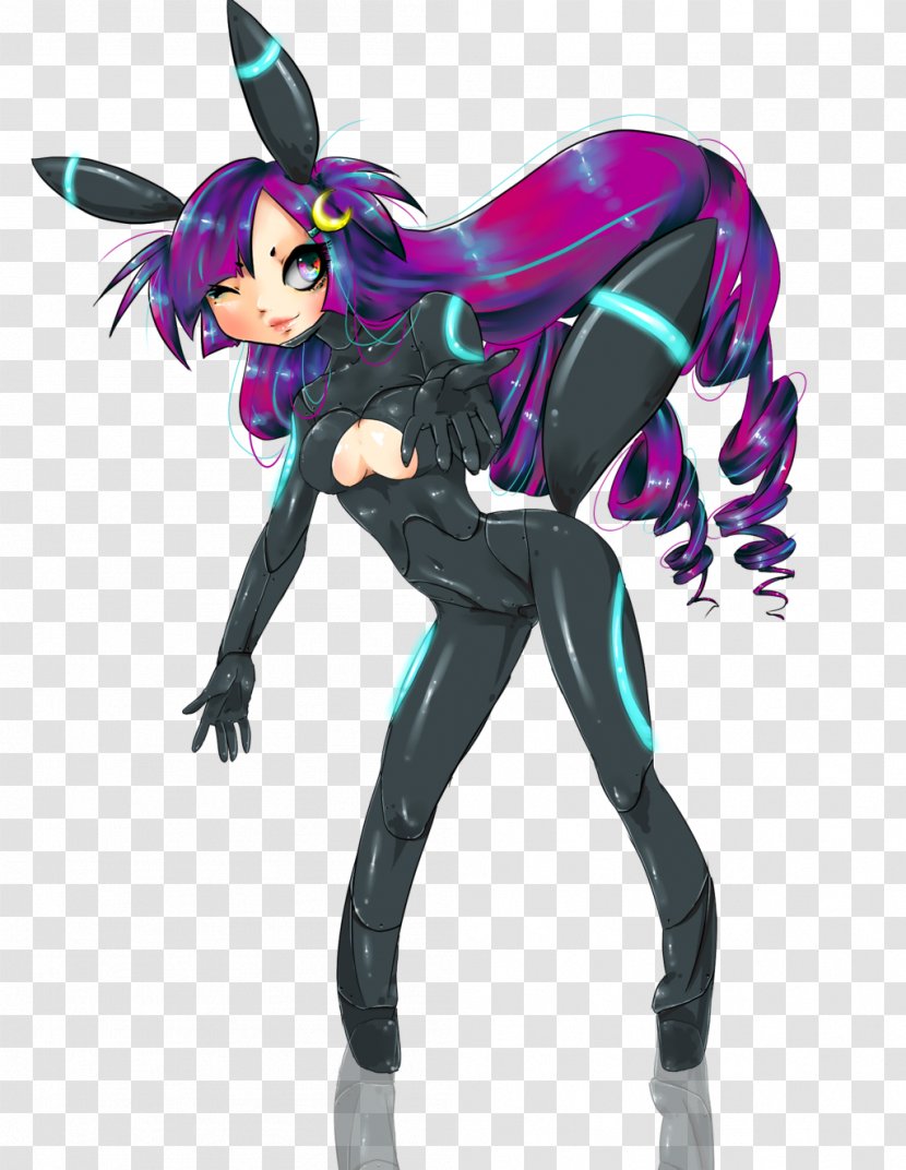 Umbreon Moe Anthropomorphism Pokémon X And Y Espeon - Frame - Shiny Hair Transparent PNG