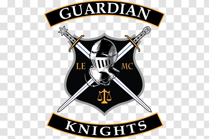 Knight The Guardian Logo Symbol Shield - Emblem - Blue Line Law Enforcement Wallpapers Transparent PNG