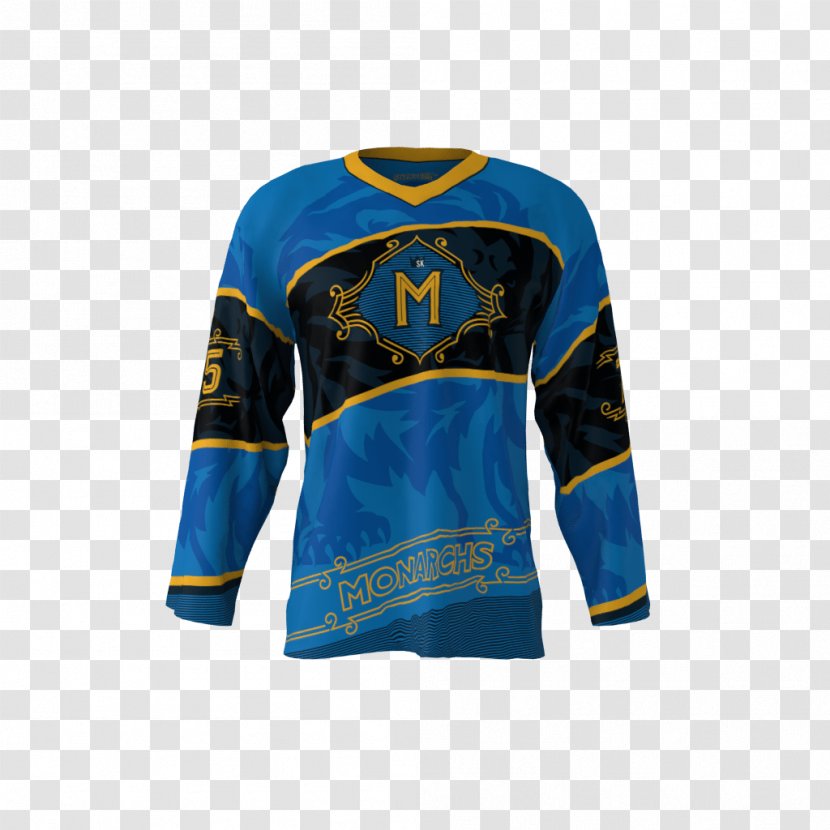 Hockey Jersey T-shirt Ice New Grizzlies - Electric Blue Transparent PNG