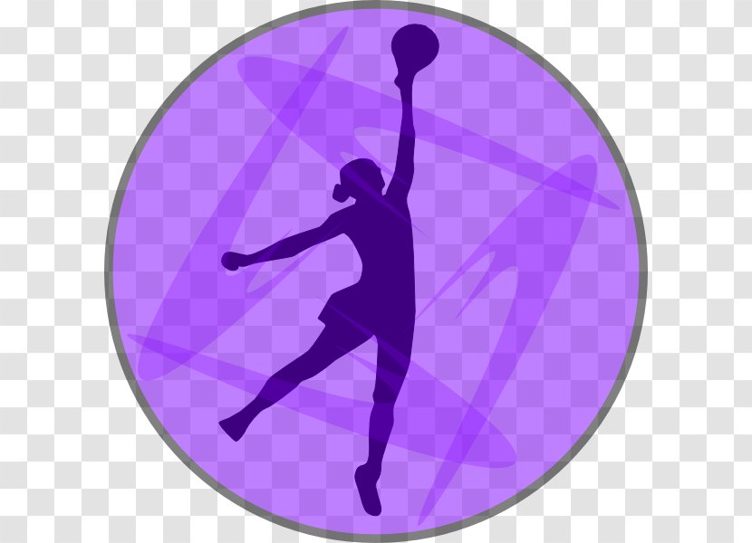 Netball Skills Fast5 World Series Clip Art - Lilac Transparent PNG