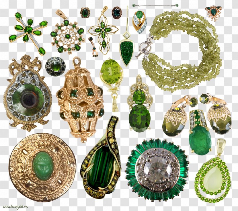 Emerald Body Jewellery Locket Clip Art Transparent PNG