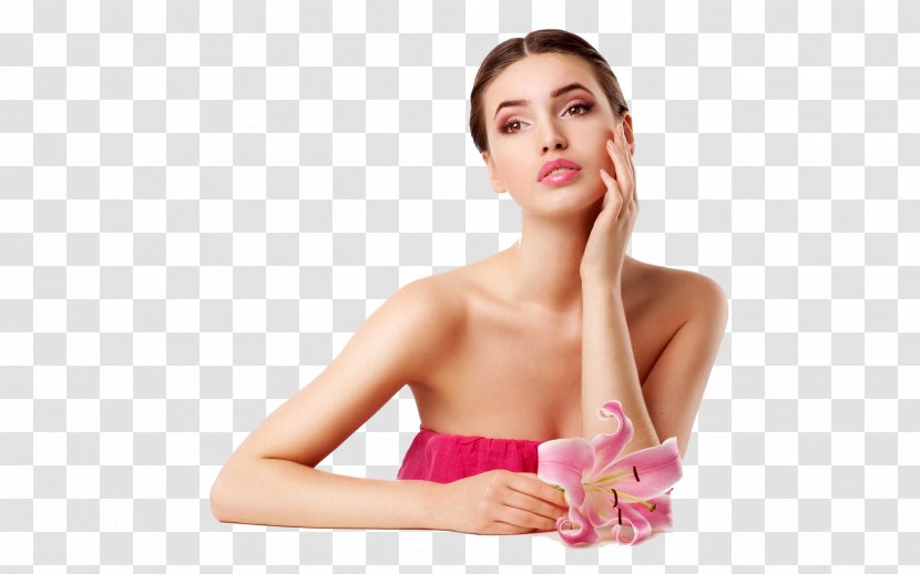 Skin Care Whitening Therapy Face - Silhouette - Female Model Transparent PNG