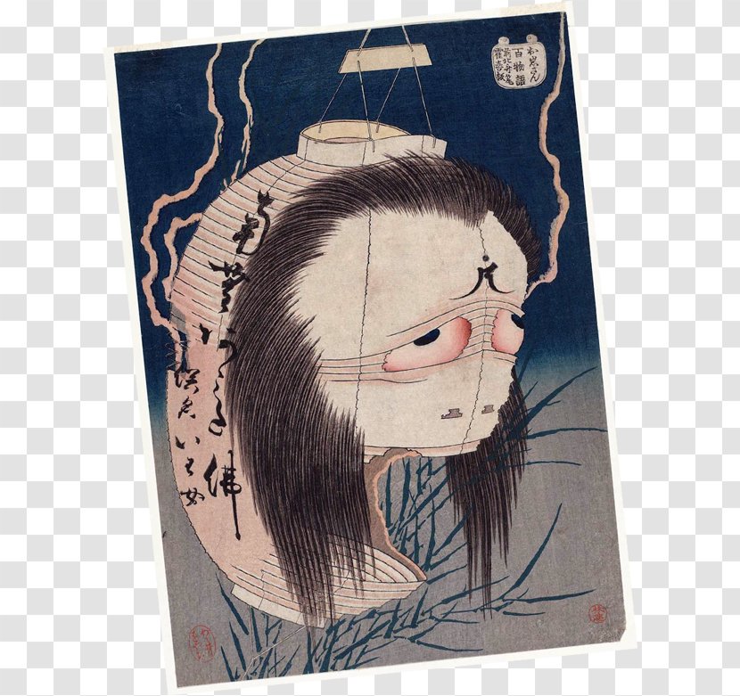 Yotsuya Kaidan Japan Ghost Story Ukiyo-e - Face Transparent PNG