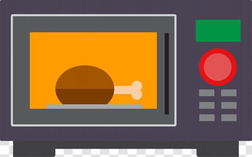 Cartoon Microwave Oven - Home Appliance - Multimedia Transparent PNG