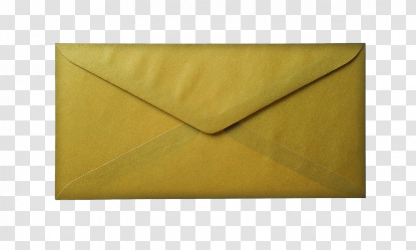Line Triangle Yellow Envelope - Paper Transparent PNG