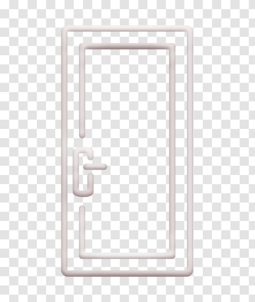 Hotel Icon Room - Rectangle - Blackandwhite Picture Frame Transparent PNG