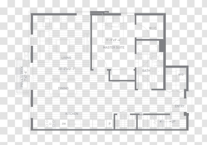 Floor Plan Square - Diagram - Design Transparent PNG