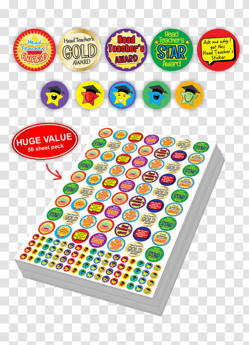 Head Teacher Sticker School Label - Bumper - Super Value Discount Volume Transparent PNG