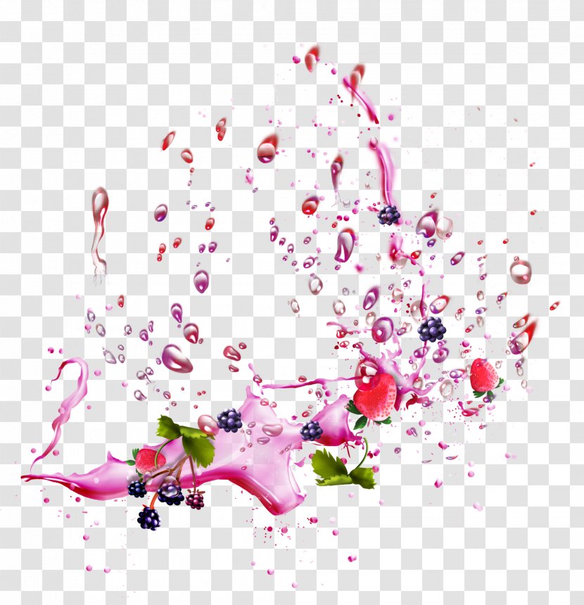Juice Splashs Grape - Splash Transparent PNG