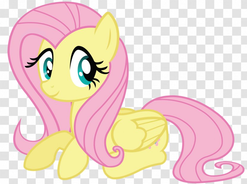 Fluttershy Pony Pinkie Pie Rarity Rainbow Dash - Cartoon - Youtube Transparent PNG