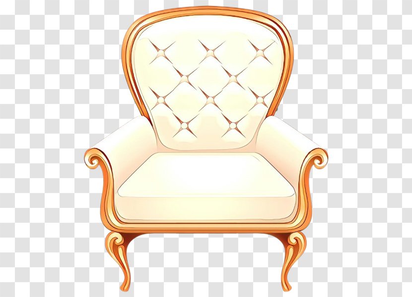 Furniture Chair Line Peach Transparent PNG