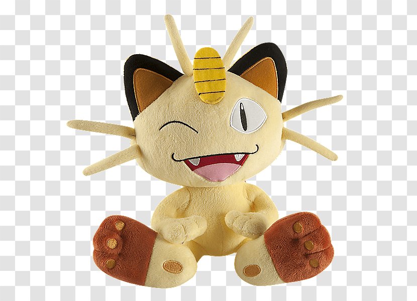 Pokémon X And Y Pikachu Meowth Stuffed Animals & Cuddly Toys Plush - Pok%c3%a9mon - Pokemon Transparent PNG