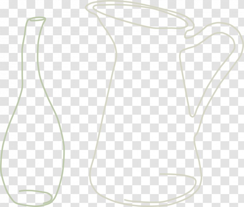 Material Neck Pattern - White - Water Bottle Transparent PNG