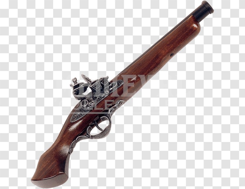 Revolver Flintlock Firearm Pistol Blunderbuss - Cartoon - Enlightenment Toys Transparent PNG