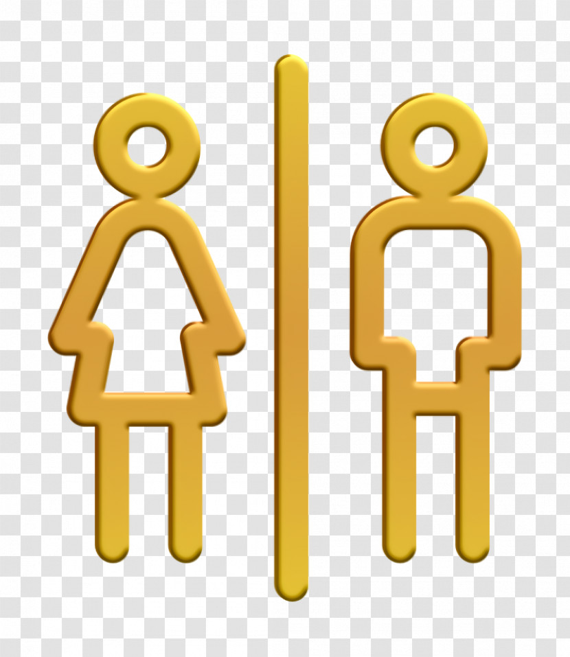 City Elements Icon Toilets Icon Restroom Icon Transparent PNG