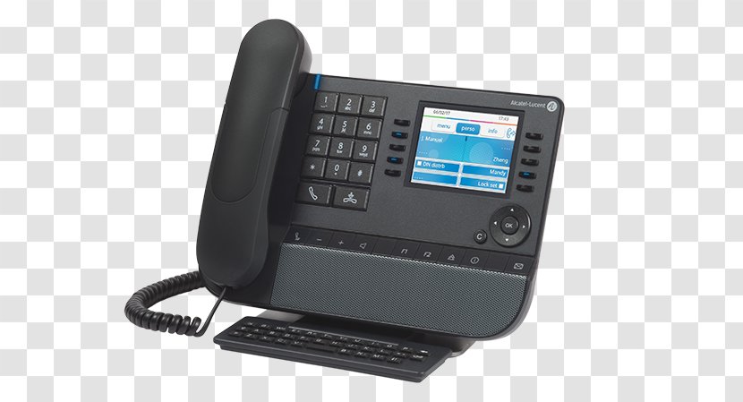 Alcatel Mobile Business Telephone System Alcatel-Lucent Telecommunication - Customer Service - Desk Phone Transparent PNG