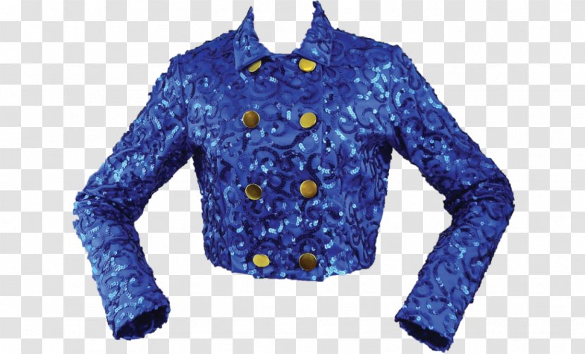Jacket Blouse Sleeve Outerwear Pattern - Cobalt Blue Transparent PNG