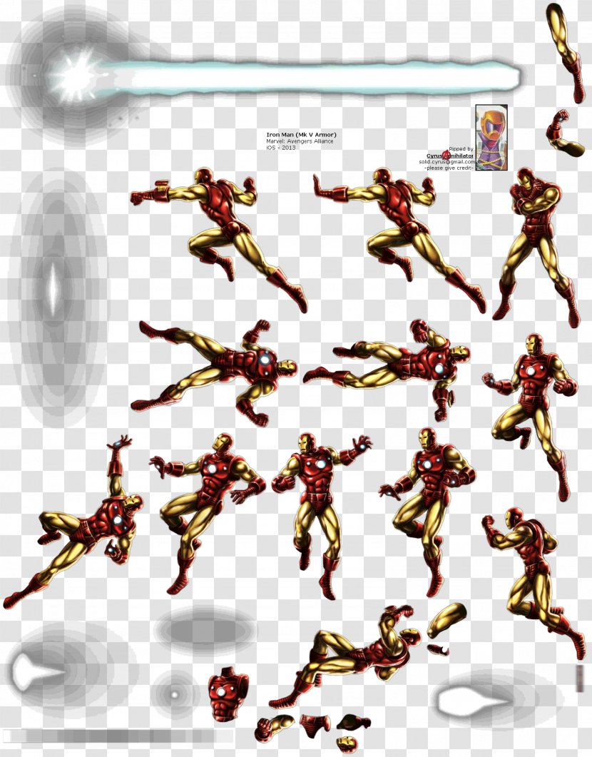 Iron Man Marvel: Avengers Alliance Super Nintendo Entertainment System GameCube Sprite - Organism - Marvel Transparent PNG