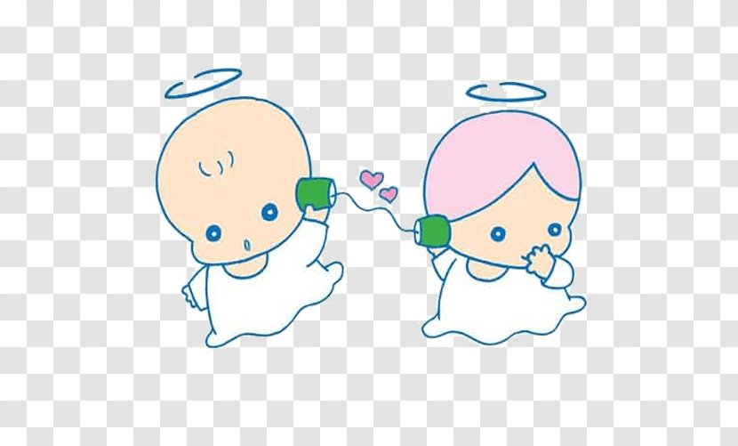 Falling In Love Cartoon Comics - Flower - Angelic Child Transparent PNG