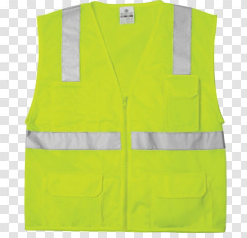 Gilets Sleeveless Shirt High-visibility Clothing - Vest - Safety Transparent PNG