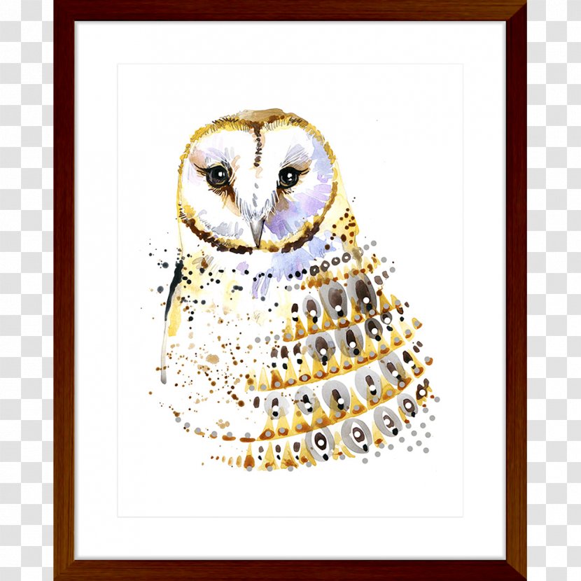 Owl Watercolor Painting Poster Photography - Canvas Transparent PNG