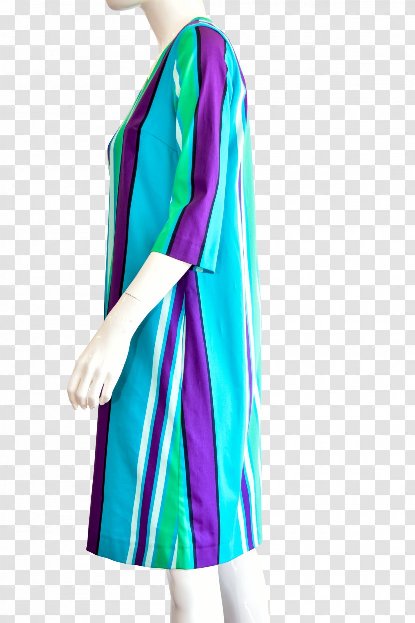 Shoulder Silk Outerwear Dress Costume - Vertical Stripe Transparent PNG