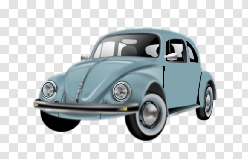 Volkswagen Beetle Car - Compact - Crashed Cliparts Transparent PNG
