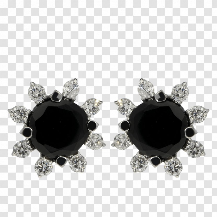 Onyx Earring Silver Body Jewellery Transparent PNG