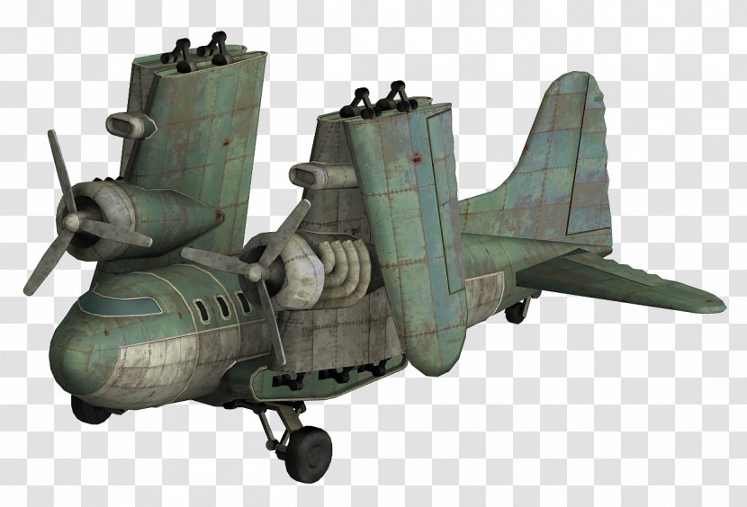 Fallout 2 Airplane Fallout: New Vegas Aircraft 3 - Propeller - Plane Transparent PNG