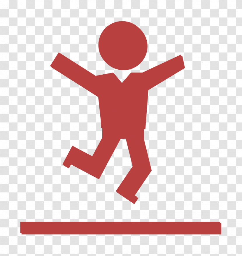 Happy Student Jumping To Celebrate For Finishing Classes Icon Academic 1 Icon Student Icon Transparent PNG
