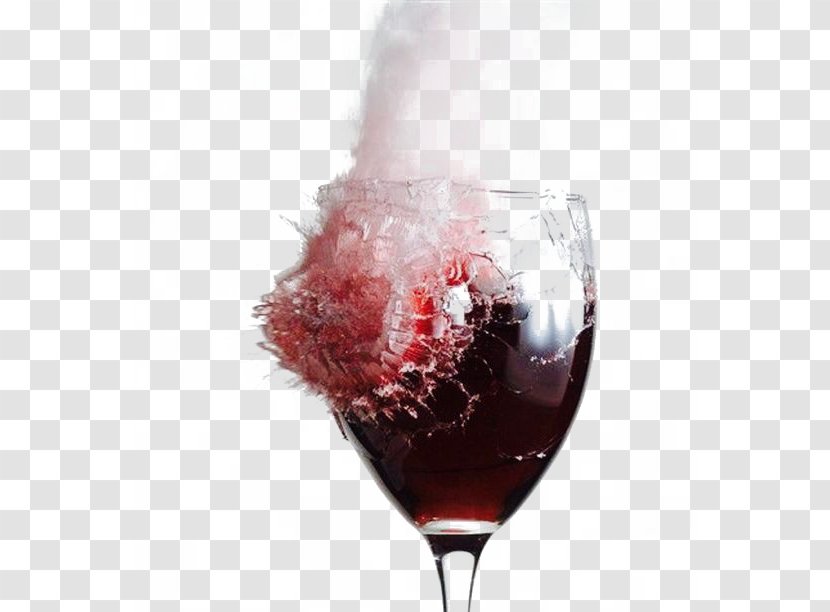 Red Wine Sangria Champagne Rosxc3xa9 - Cocktail - In Kind,glass,Broken Effect Transparent PNG