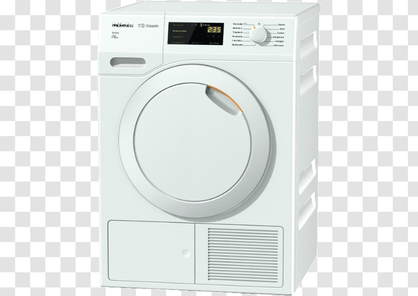 Clothes Dryer Condenser Home Appliance Miele Washing Machines - Electronics - Tumble Transparent PNG