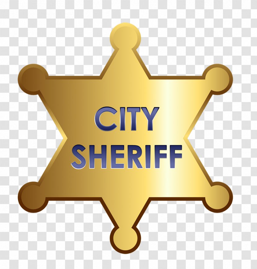 Badge Sheriff Police Officer Clip Art - Text - Clipart Transparent PNG
