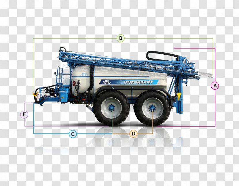 Sprayer Agrio Axle Wheel Agriculture - Brake - Tpe2850 Transparent PNG