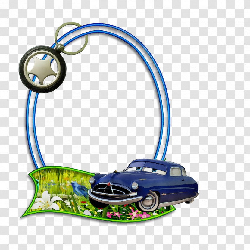 Blue Vehicle Car Compact Car Smile Transparent PNG