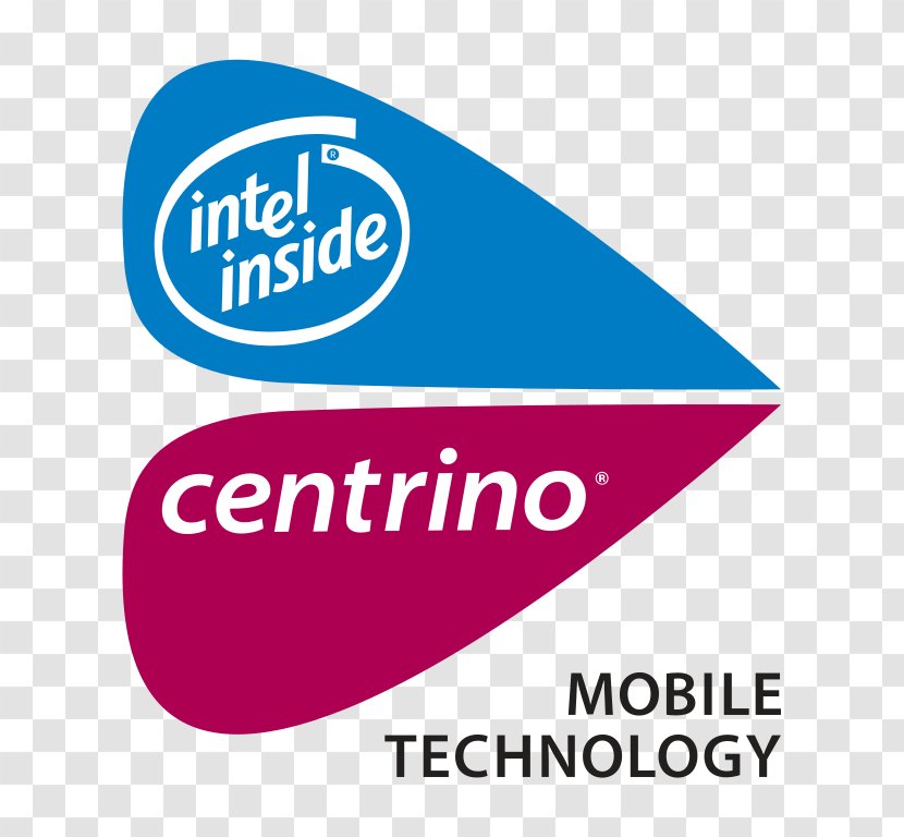 Centrino Intel Logo Clip Art Laptop Transparent PNG