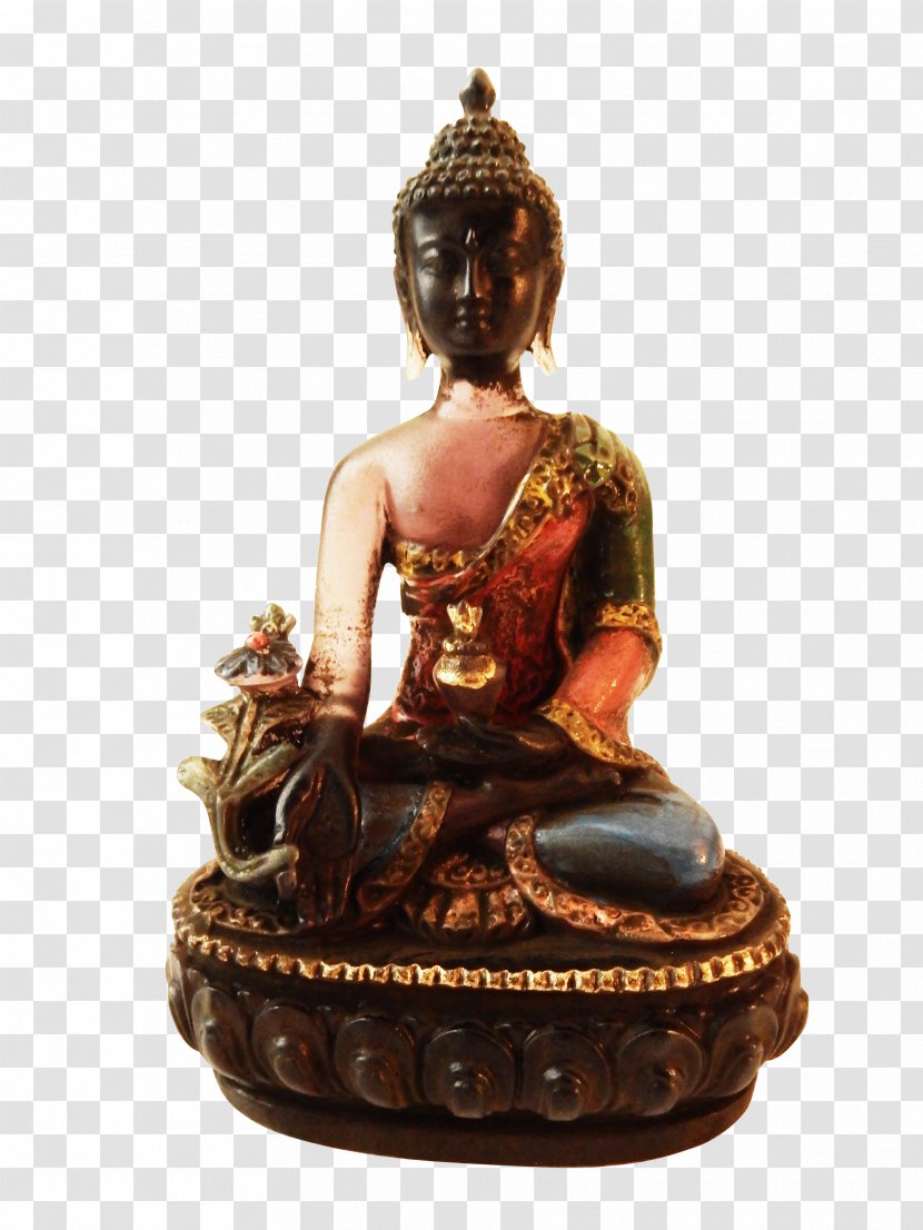 Bronze 01504 Statue Meditation Gautama Buddha - Sculpture - Lotus Buddha's Words Transparent PNG