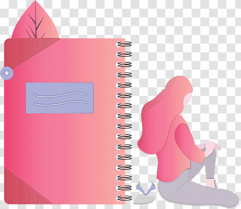 Pink Paper Product Transparent PNG