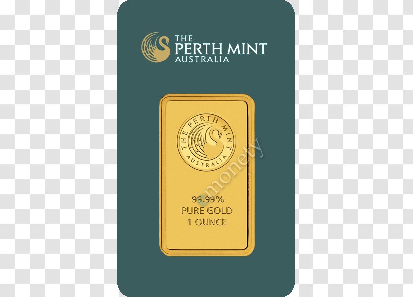 Perth Mint Gold Bar Bullion Lingotin Transparent PNG