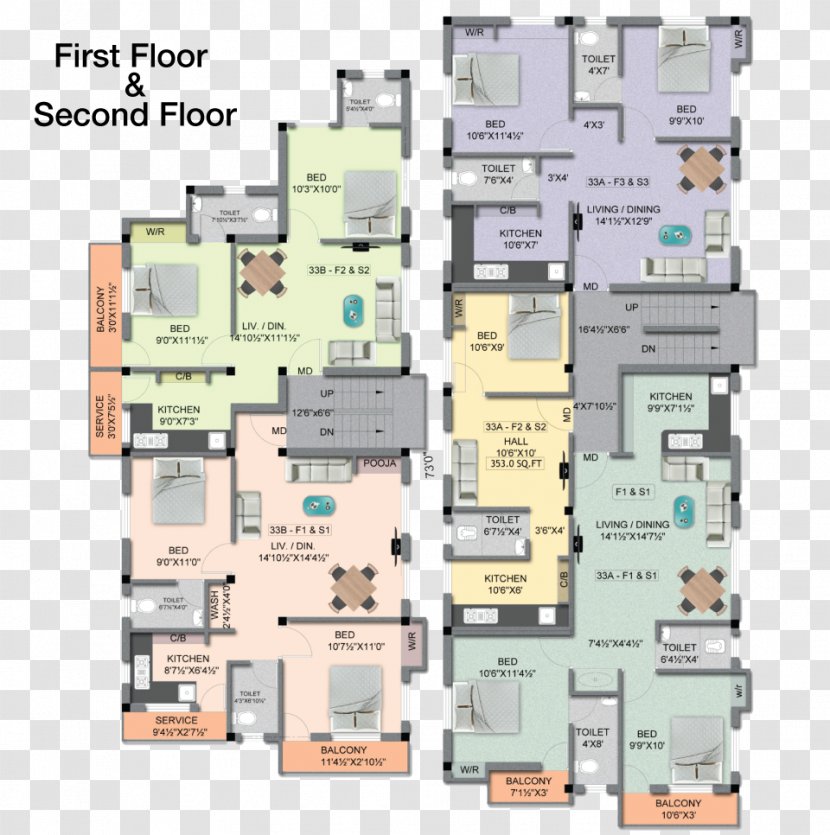 Floor Plan Product Design - Maha Transparent PNG