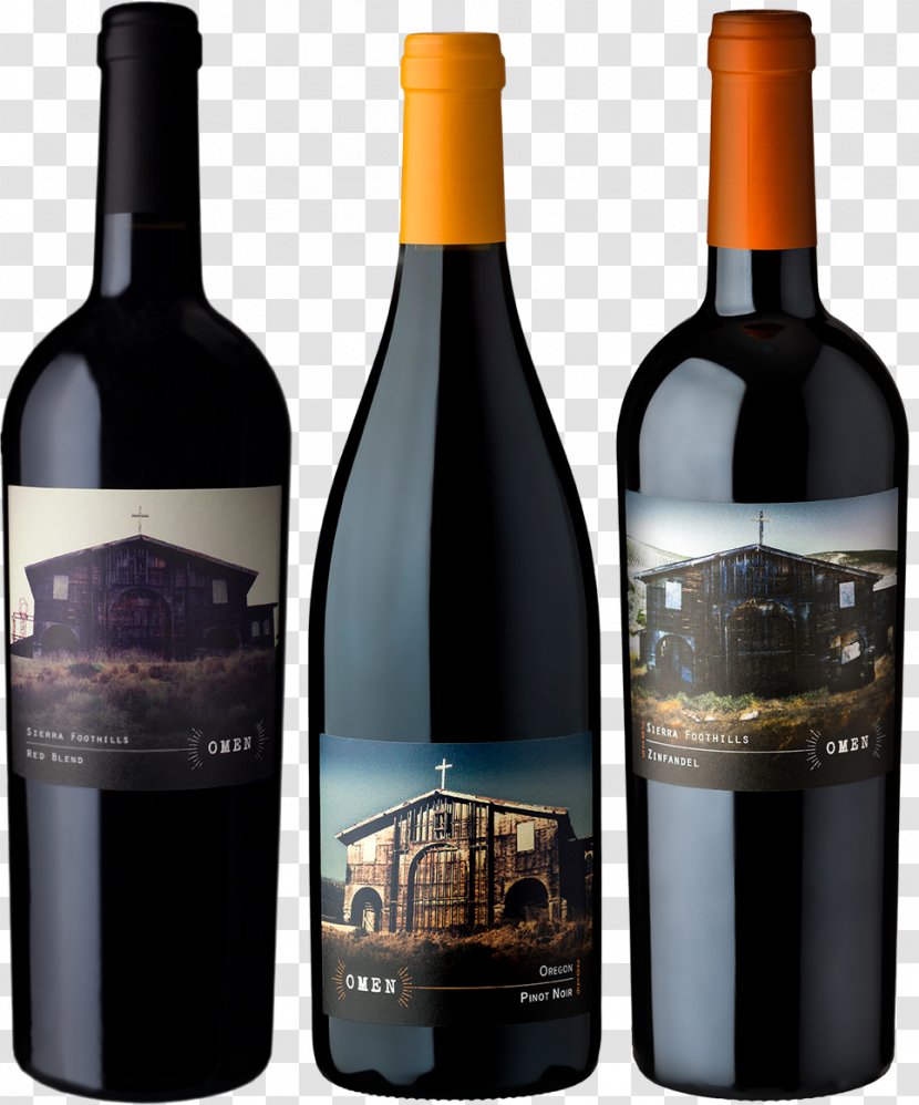 Wine Zinfandel Cabernet Sauvignon Blanc Sierra Foothills AVA - Alcohol Transparent PNG