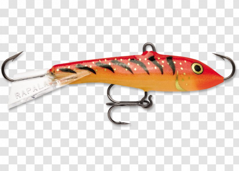 Jigging Rapala Fishing Baits & Lures Fish Hook - Orange Transparent PNG