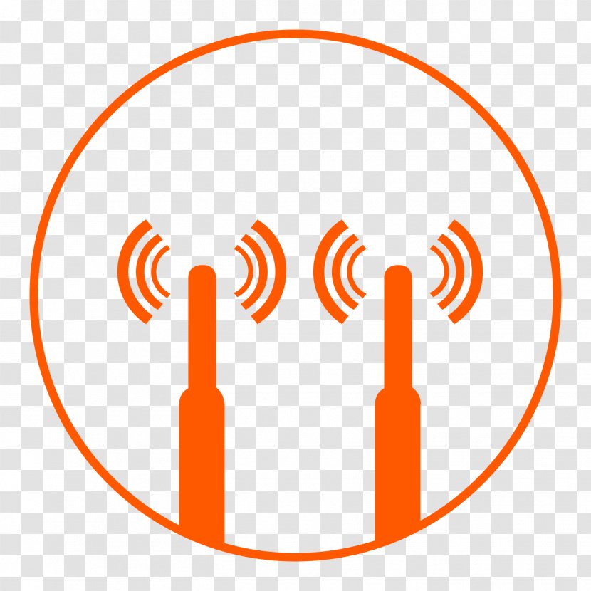 Orange Background - Wireless Conference System Transparent PNG