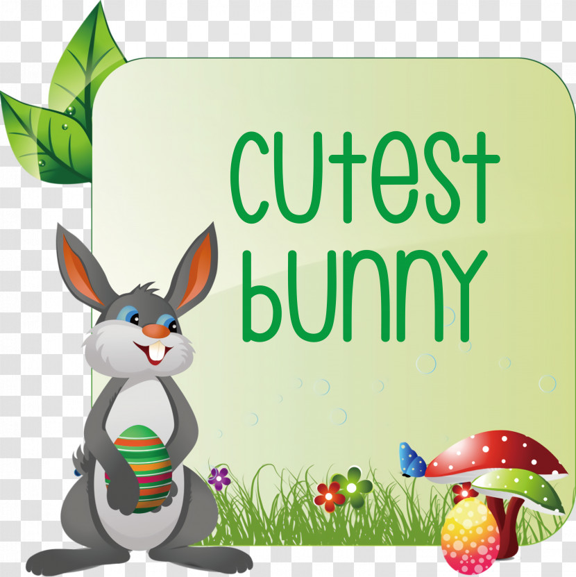 Cutest Bunny Bunny Easter Day Transparent PNG