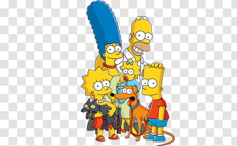 Homer Simpson Bart Marge Maggie Lisa - Simpsons Transparent PNG