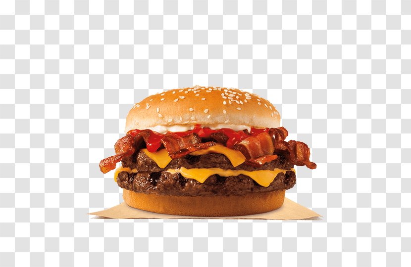 Whopper Bacon Hamburger Barbecue Fast Food - Sandwich Transparent PNG