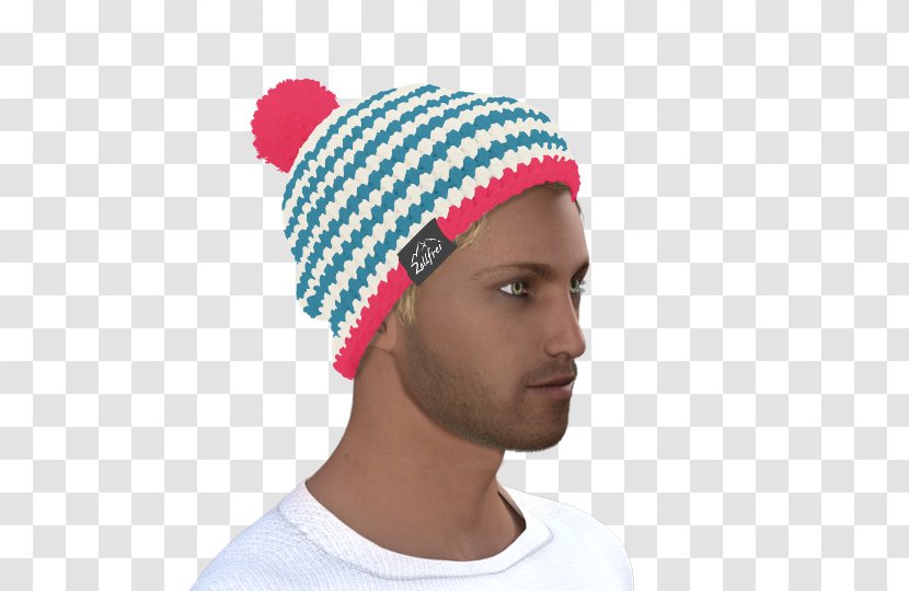 Beanie Knit Cap Bommel Wool - Headband Transparent PNG