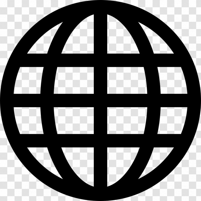 Internet Web Page - Black And White - World Wide Transparent PNG